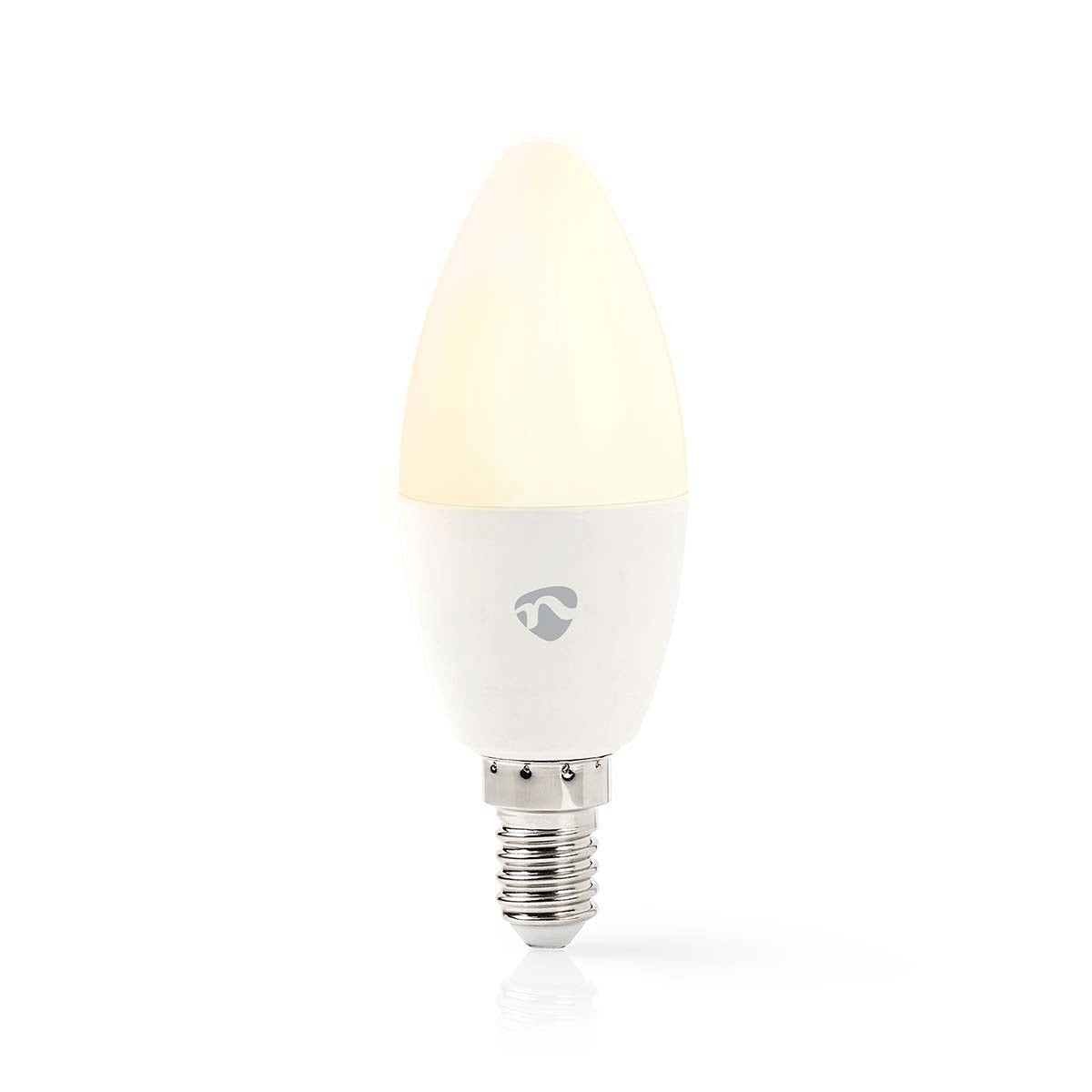 SmartLife Vollfärbige LED-Lampe | Wi-Fi | E14 | 470 lm | 4.9 W | RGB / Warm bis kühlen weiß | 2700 - 6500 K | Android™ / IOS | Kerze | 1 Stück