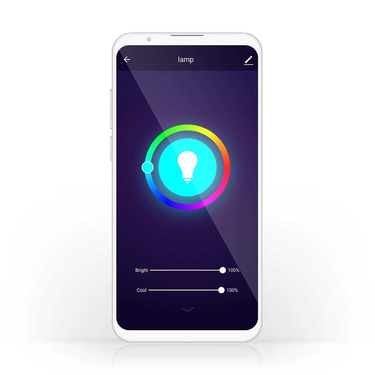 SmartLife Vollfärbige LED-Lampe | Wi-Fi | E14 | 470 lm | 4.9 W | RGB / Warm bis kühlen weiß | 2700 - 6500 K | Android™ / IOS | Kerze | 1 Stück