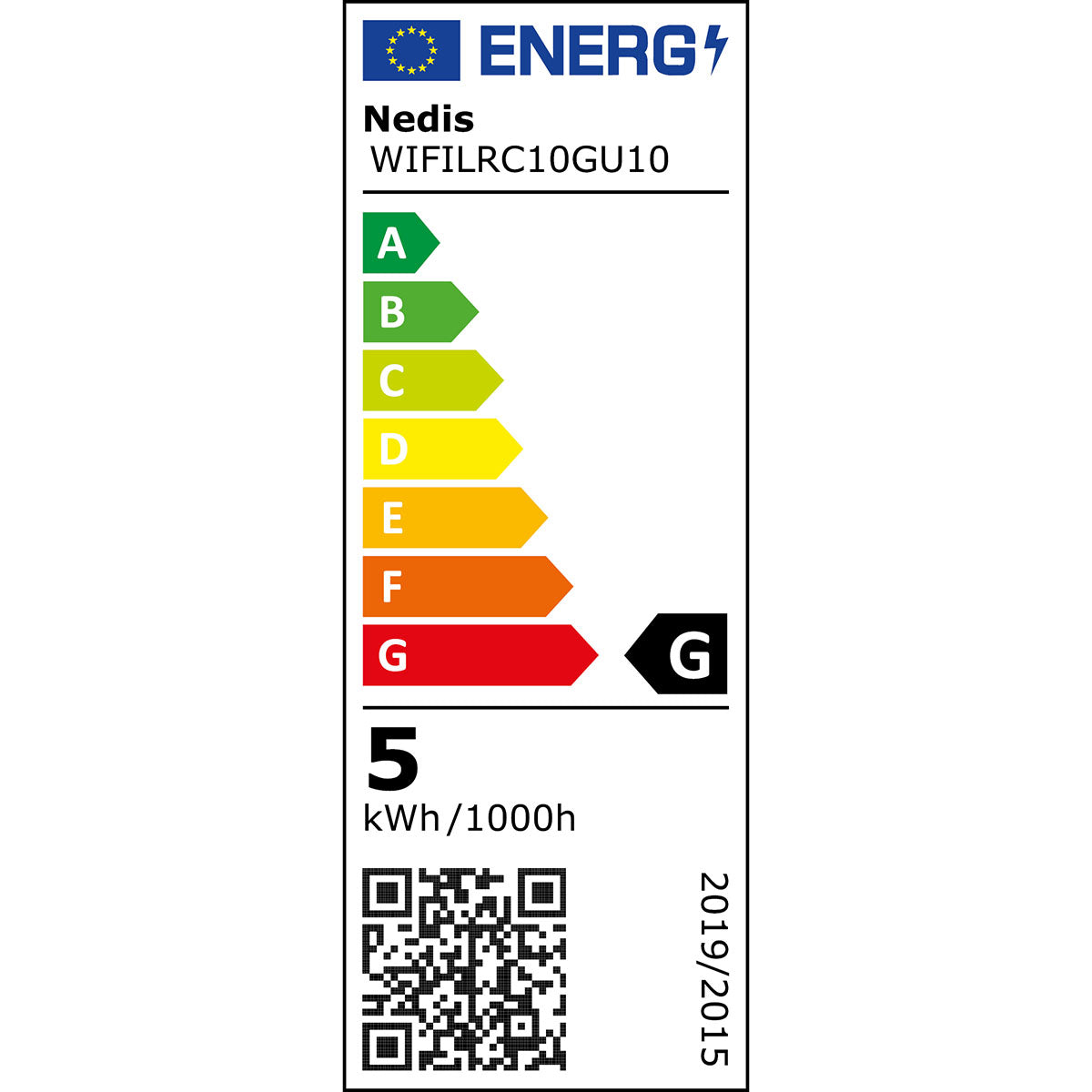 SmartLife LED-Spot | Wi-Fi | GU10 | 345 lm | 4.9 W | RGB / Warm bis kühlen weiß | 2700 - 6500 K | Energieklasse: G | Android™ / IOS | PAR16 | 1 Stück