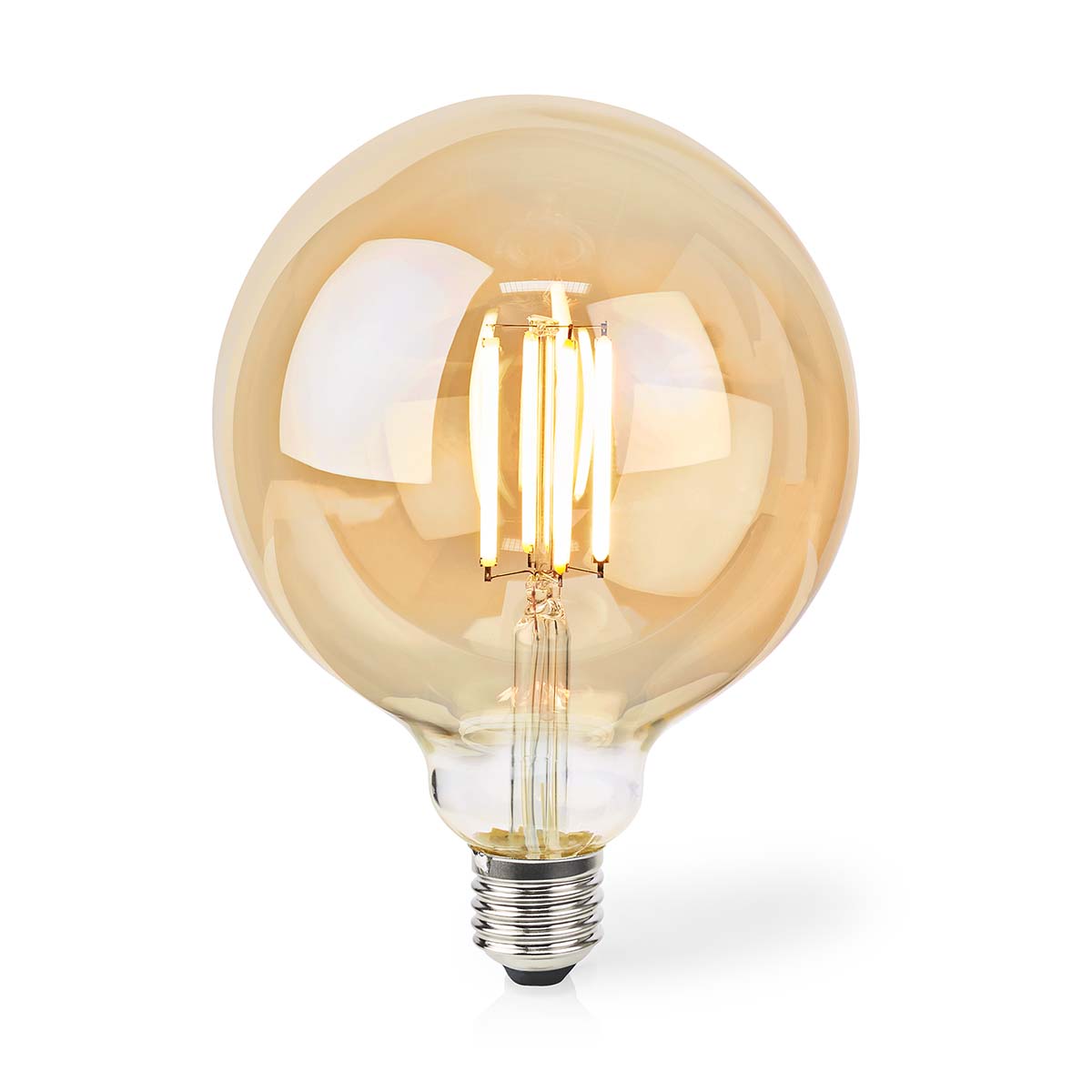 SmartLife LED Filament Lampe | Wi-Fi | E27 | 806 lm | 7 W | Warmweiss | 1800 - 3000 K | Glas | Android™ / IOS | Globe | 1 Stück