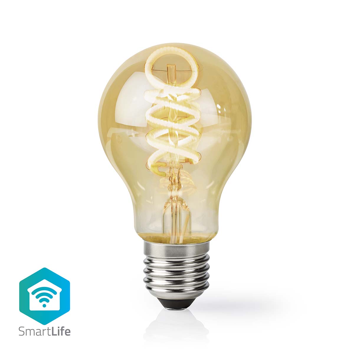 SmartLife LED Filament Lampe | Wi-Fi | E27 | 360 lm | 4.9 W | Warm bis kühlen weiß | 1800 - 6500 K | Glas | Android™ / IOS | Birne | 1 Stück