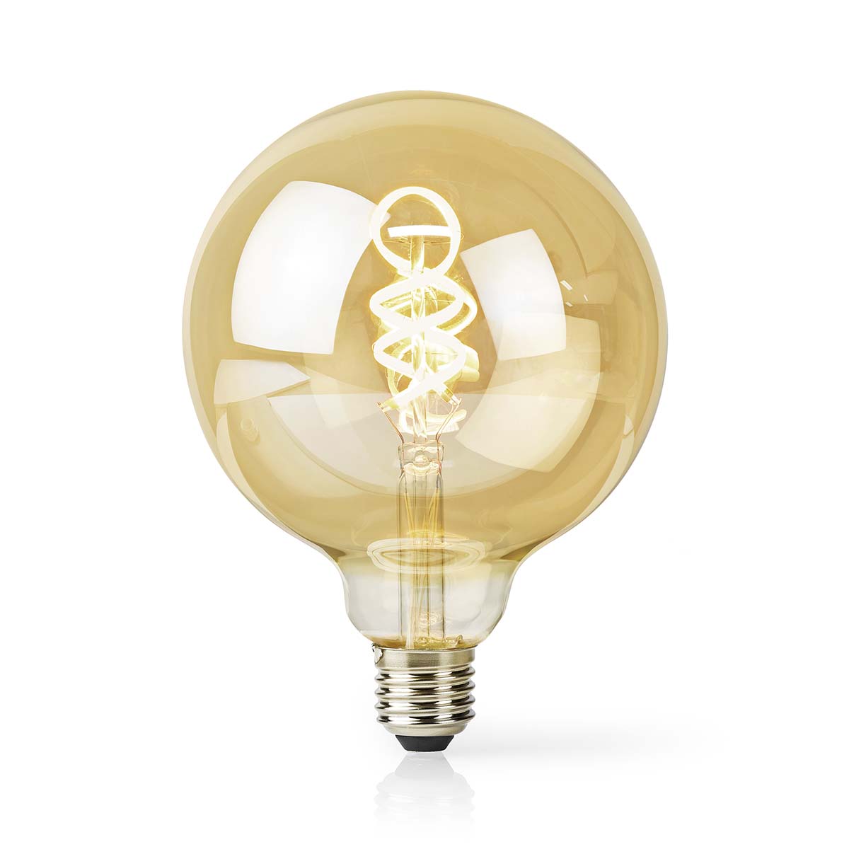 SmartLife LED Filament Lampe | Wi-Fi | E27 | 360 lm | 4.9 W | Warm bis kühlen weiß | 1800 - 6500 K | Glas | Android™ / IOS | Globe | 1 Stück