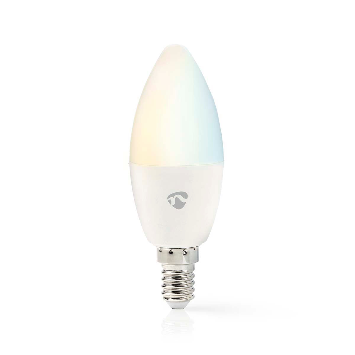 SmartLife-LED-Glühbirne | Wi-Fi | E14 | 470 lm | 4.9 W | Warm bis kühlen weiß | 2700 - 6500 K | Android™ / IOS | Kerze | 1 Stück