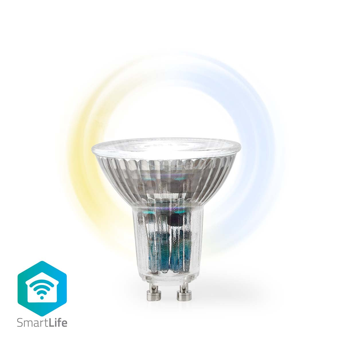 SmartLife LED-Spot | Wi-Fi | GU10 | 345 lm | 4.9 W | Warm bis kühlen weiß | 2700 - 6500 K | Energieklasse: G | Android™ / IOS | PAR16 | 1 Stück