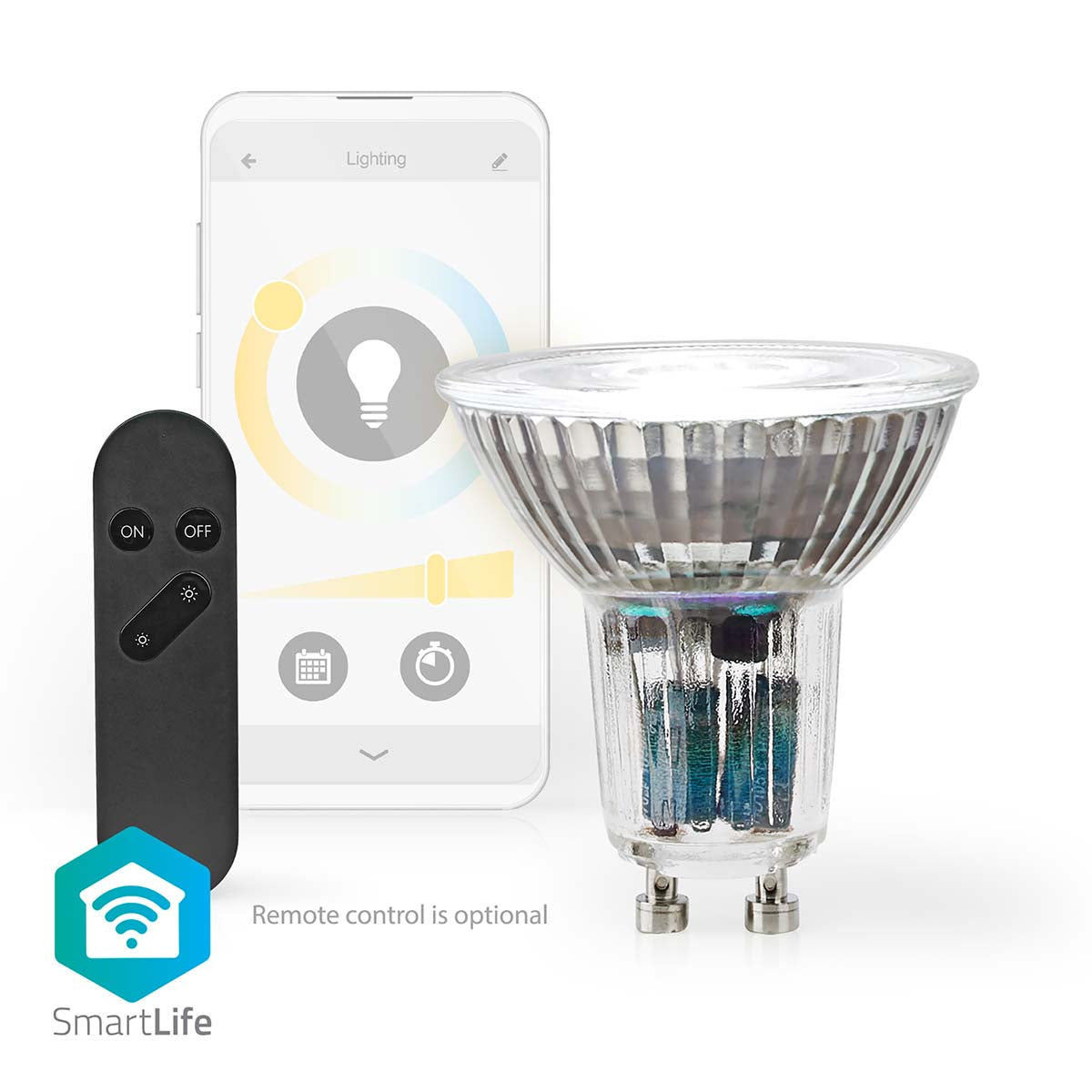 SmartLife LED-Spot | Wi-Fi | GU10 | 345 lm | 4.9 W | Warm bis kühlen weiß | 2700 - 6500 K | Energieklasse: G | Android™ / IOS | PAR16 | 1 Stück