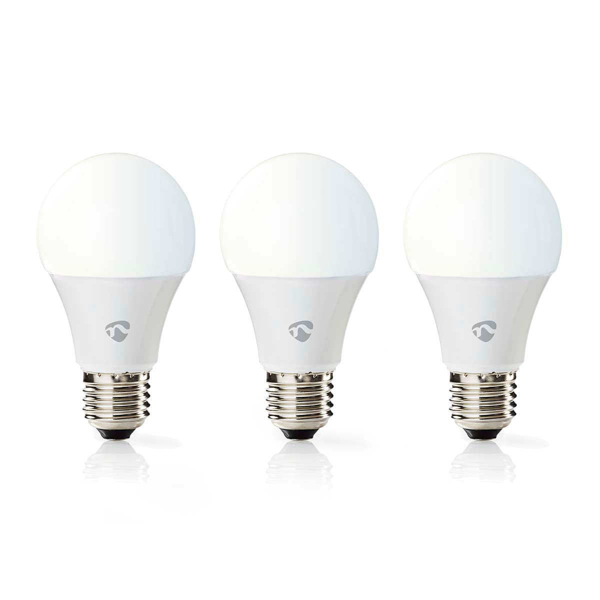 SmartLife-LED-Glühbirne | Wi-Fi | E27 | 806 lm | 9 W | Warm bis kühlen weiß | 2700 - 6500 K | Android™ / IOS | Birne | 3 Stück