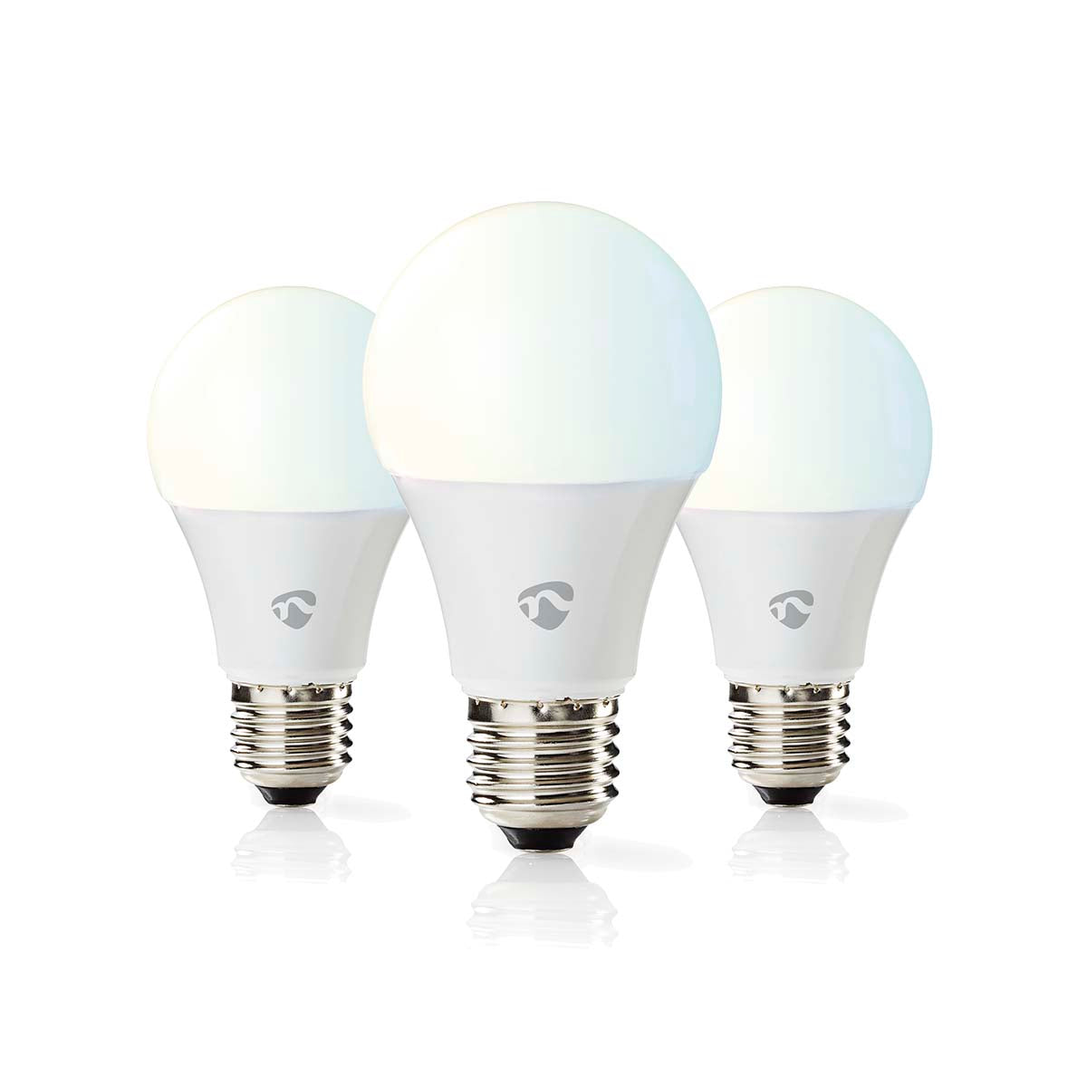 SmartLife-LED-Glühbirne | Wi-Fi | E27 | 806 lm | 9 W | Warm bis kühlen weiß | 2700 - 6500 K | Android™ / IOS | Birne | 3 Stück