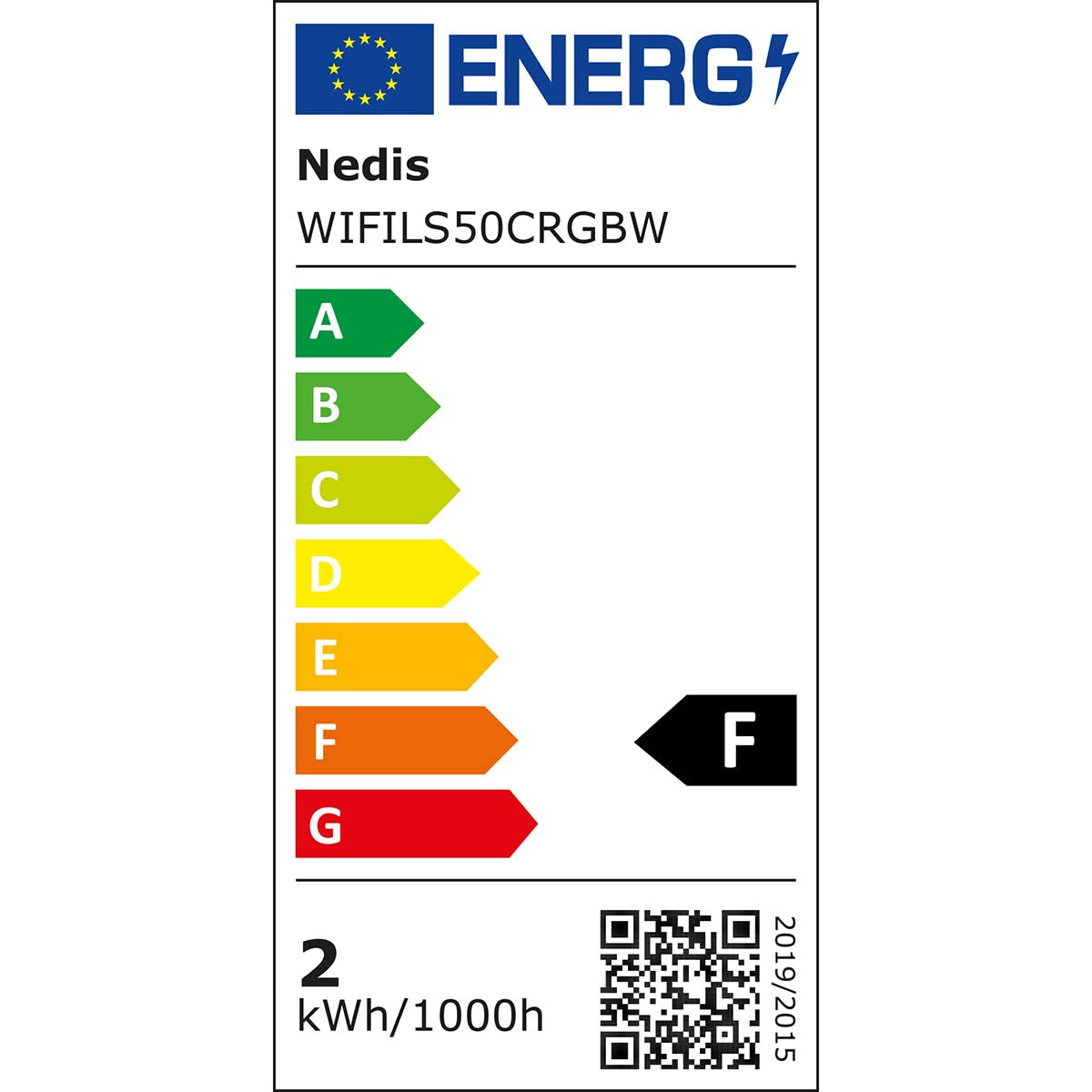 SmartLife LED-Streifen | Wi-Fi | Kaltweiss / RGB / Warmweiss | SMD | 5.00 m | IP44 | 2700 - 6500 K | 960 lm | Android™ / IOS