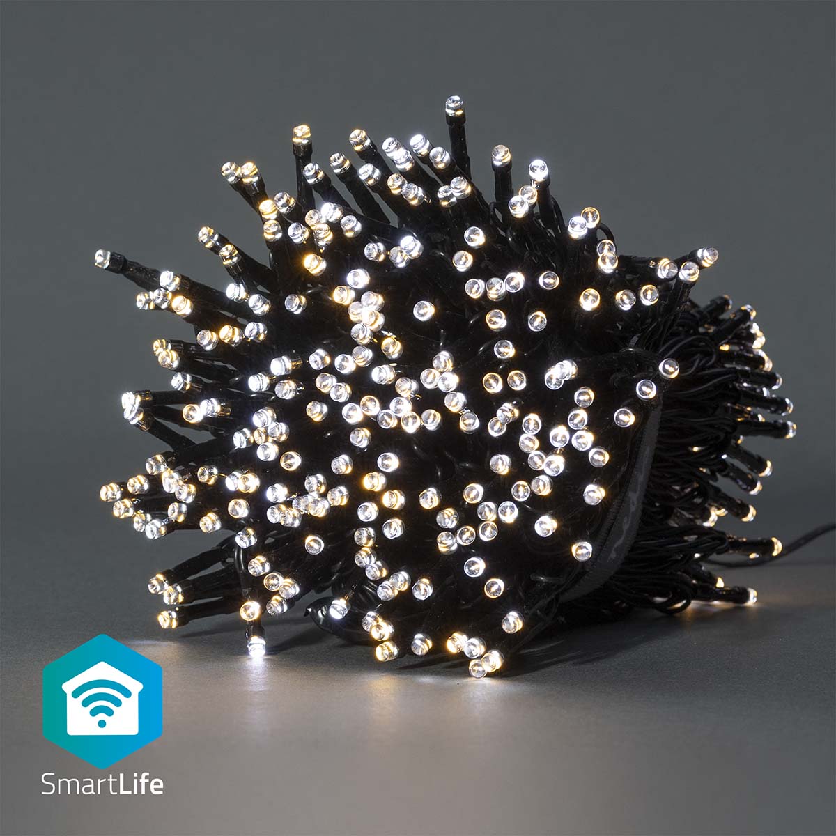 SmartLife Weihnachtsbeleuchtung | Schnur | Wi-Fi | Warm bis kühlen weiß | 400 LED's | 20.0 m | Android™ / IOS