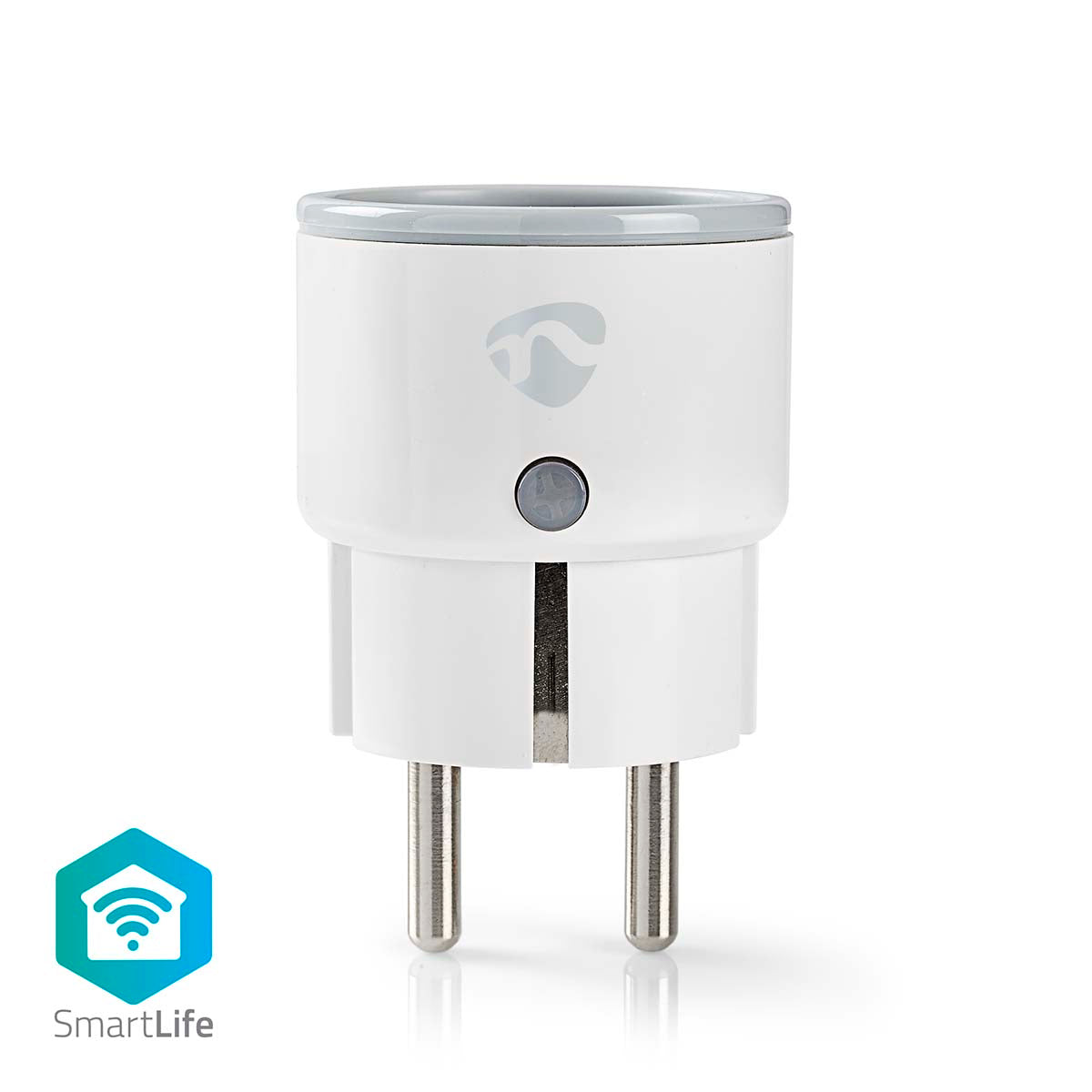 SmartLife Smart Stecker | Wi-Fi | Leistungsmesser | 2500 W | Schutzkontakt / Typ F (CEE 7/7) | -10 - 40 °C | Android™ / IOS | Weiss