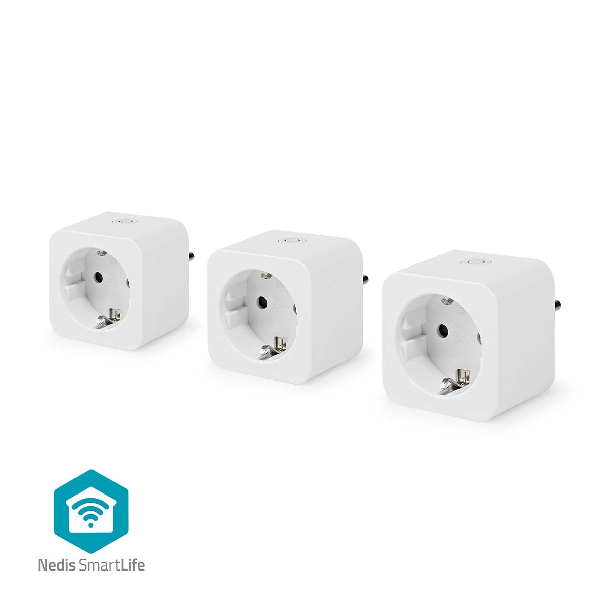 SmartLife Smart Stecker | Wi-Fi | Leistungsmesser | 3680 W | Type F (CEE 7/7) | 0 - 55 °C | Android™ / IOS | Weiss