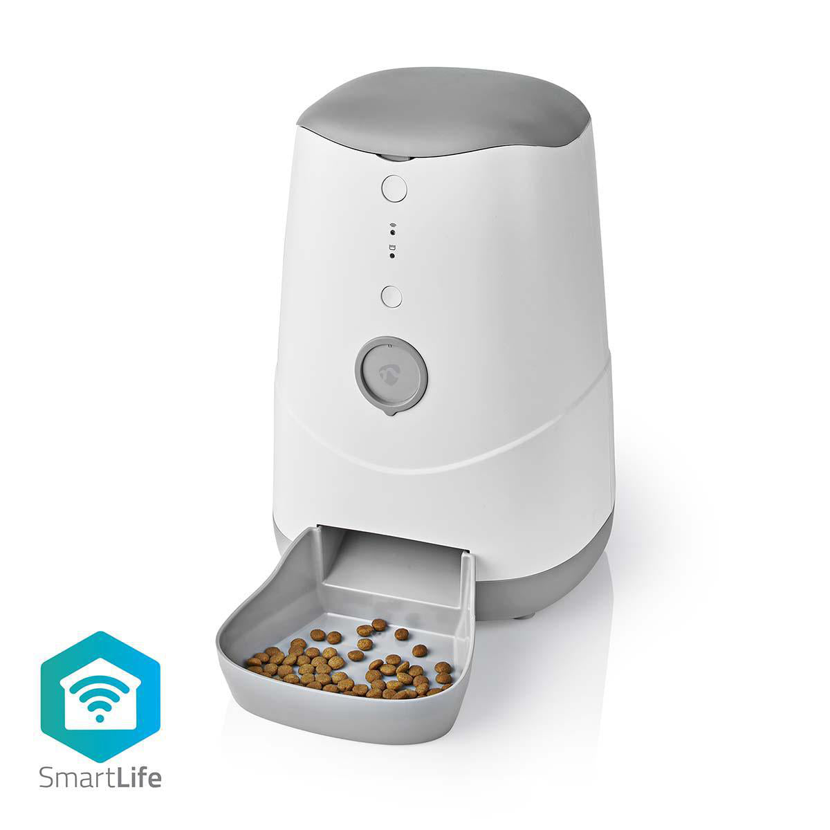 SmartLife Futterspender für Haustiere | Automatischer Futterautomat für Hunde und Katzen | Wi-Fi | 3.7 l | Android™ / IOS