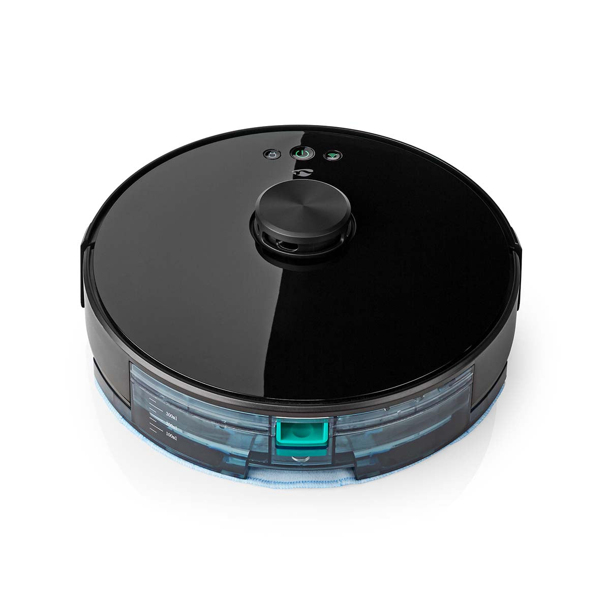 SmartLife Roboter-Staubsauger | Laser-Navigation | Wi-Fi | Kapazität Auffangbehälter: 0.6 l | Automatisches Laden | Maximale Betriebszeit: 120 min | Schwarz | Android™ / IOS