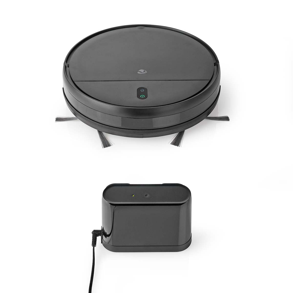 SmartLife Roboter-Staubsauger | Random | Wi-Fi | Kapazität Auffangbehälter: 0.2 l | Automatisches Laden | Maximale Betriebszeit: 90 min | Schwarz | Android™ / IOS