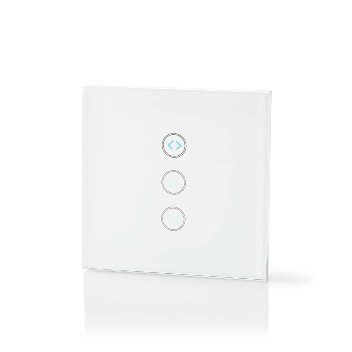 SmartLife Wandschalter | Wi-Fi | Sonnenschirm / Verschluss / Vorhang | Wandhalterung | 300 W | Android™ / IOS | Glas | Weiss