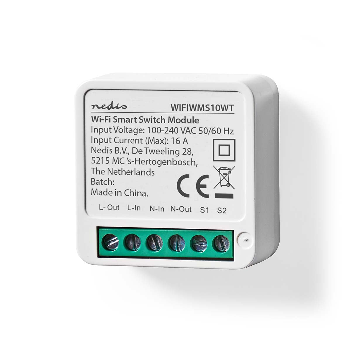 SmartLife Power Switch | Wi-Fi | 3680 W | Terminal Anschluß | App erhältlich für: Android™ / IOS