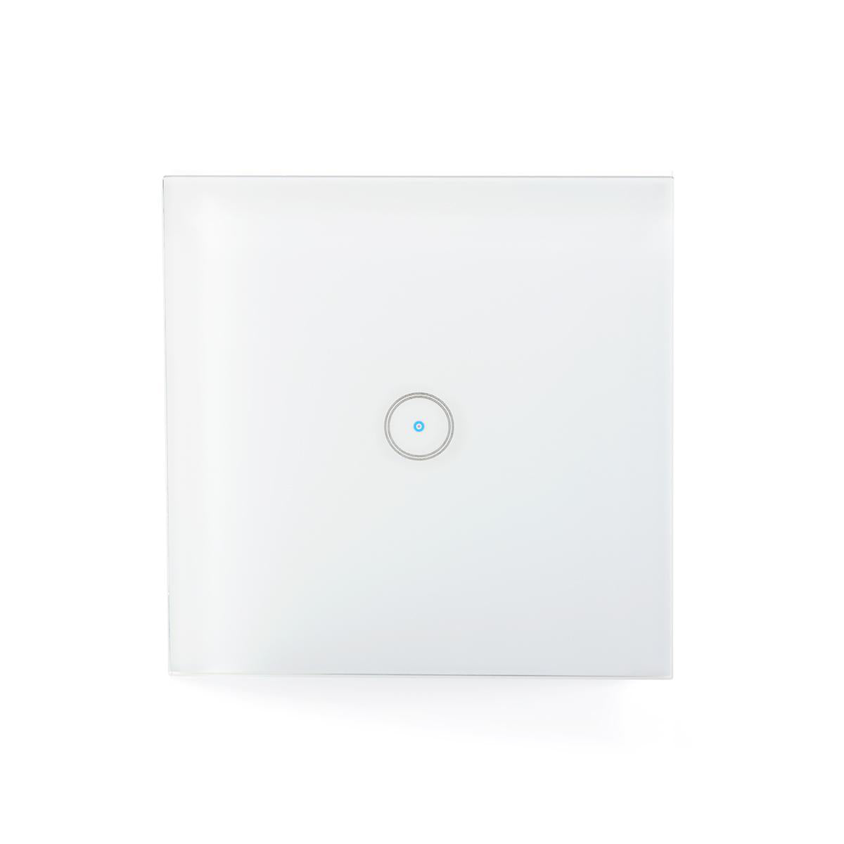 SmartLife Wandschalter | Wi-Fi | Single | Wandhalterung | 1000 W | Android™ / IOS | Glas | Weiss