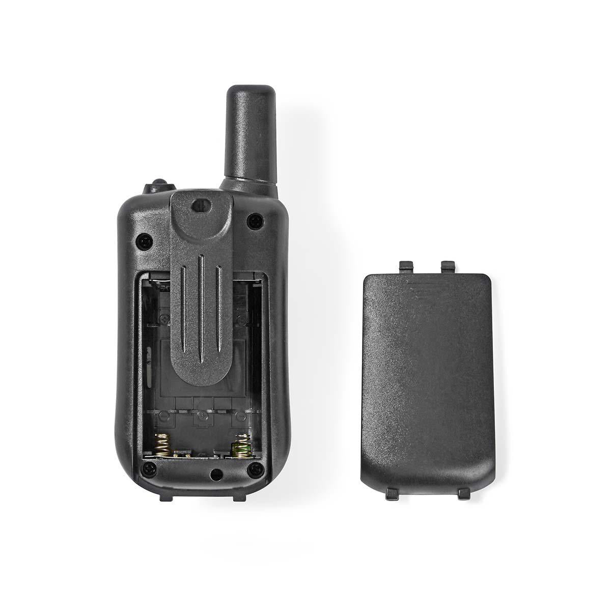 Walkie-Talkie-Set | 2 Hörer | Bis zu 5 km | Frequenzkanäle: 8 | PTT / VOX | Bis zu 2.5 Hours | Schwarz