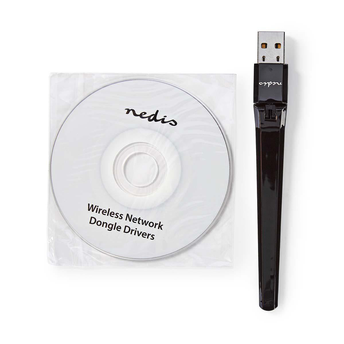 Netzwerk-Dongle | Wi-Fi | AC600 | 2.4/5 GHz (Dual Band) | USB2.0 | Wi-Fi speed total: 600 Mbps | Windows 10 / Windows 7 / Windows 8