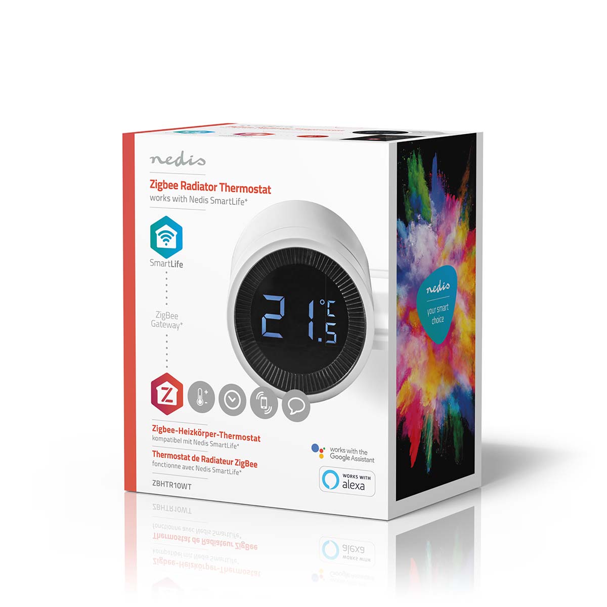 SmartLife Heizkörpersteuerung | Zigbee 3.0 | Batteriebetrieben | LCD | Android™ / IOS