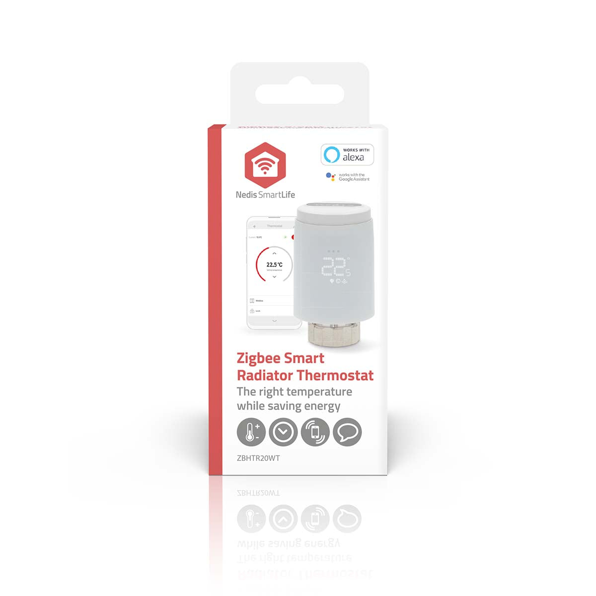 SmartLife Heizkörpersteuerung | Zigbee 3.0 | Batteriebetrieben | LED | Android™ / IOS