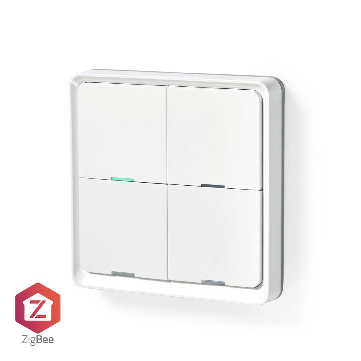 SmartLife Wandschalter | Zigbee 3.0 | Wandhalterung | Android™ / IOS | Kunststoff | Weiss