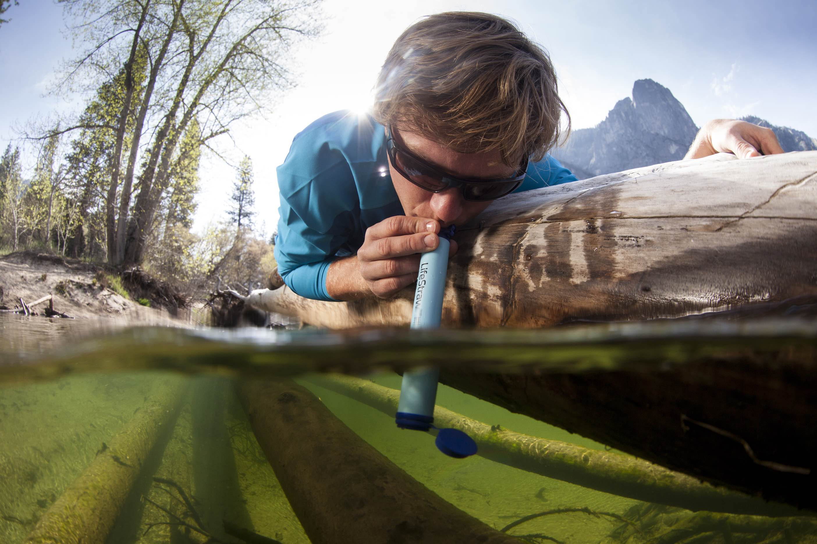 LifeStraw Personal (blue)-Extraleichter und sehr kompakter Trinkhalm-Wasserfilter von LifeStraw