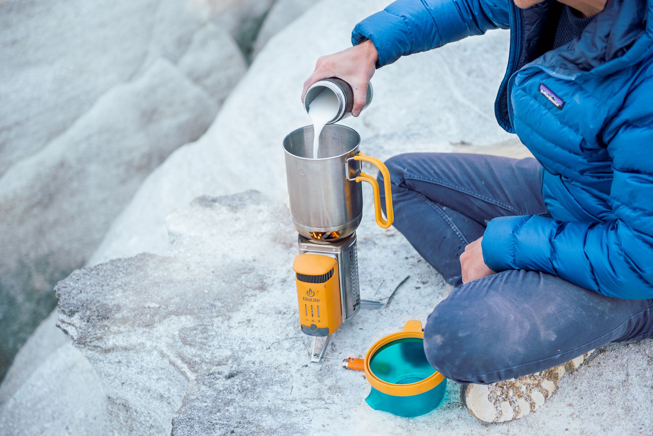 BioLite CampStove KettlePot Cook plus Coffee Kit