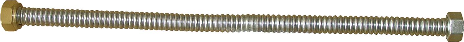 asdec life ® stainless steel corrugated hose set complete, 1000mm long for Easyflow 1, flat sealing
