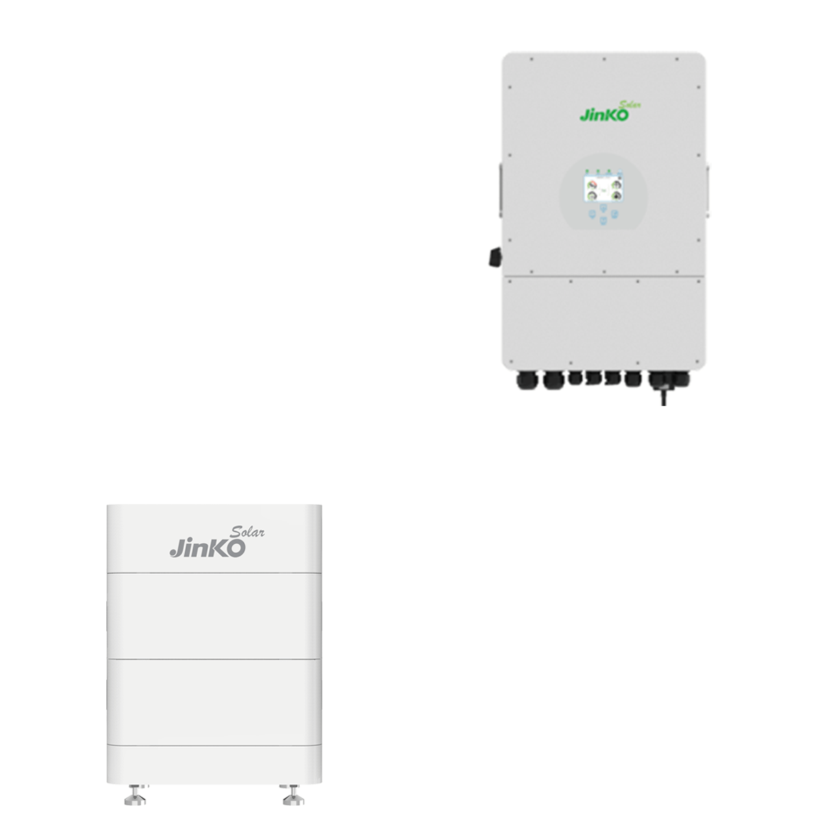 asdec life® Photovoltaik Komplettpaket 1 mit 10 KW PV Module - Energiespeicher 5 KW - Hybridwechselrichter 10 KW Speicher